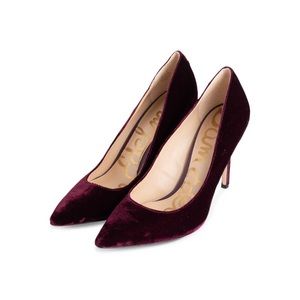 Sam Edelman Hazel Pumps burgundy velvet